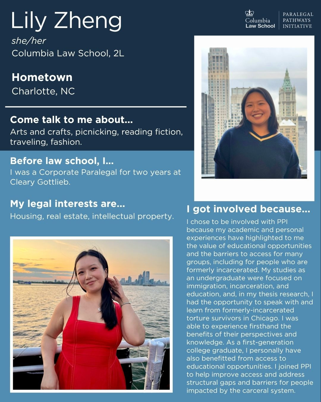 Lily Zheng PPI Profile