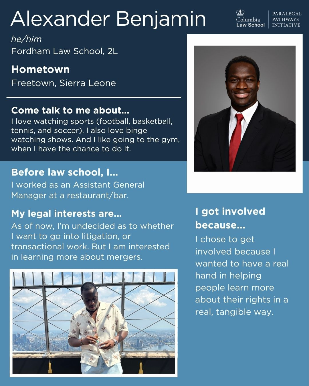 Alexander Benjamin PPI Profile