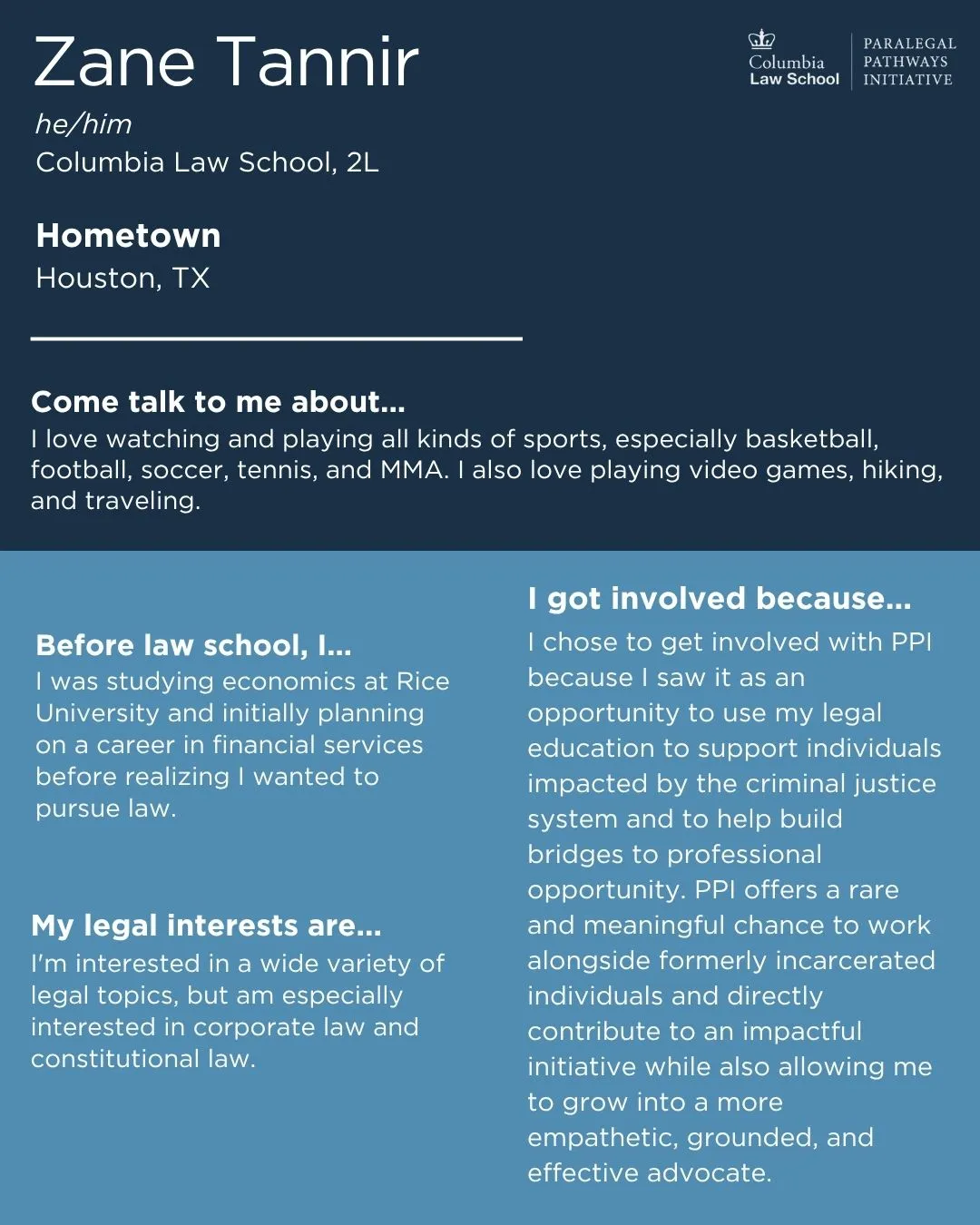 Zane Tanner PPI Profile 